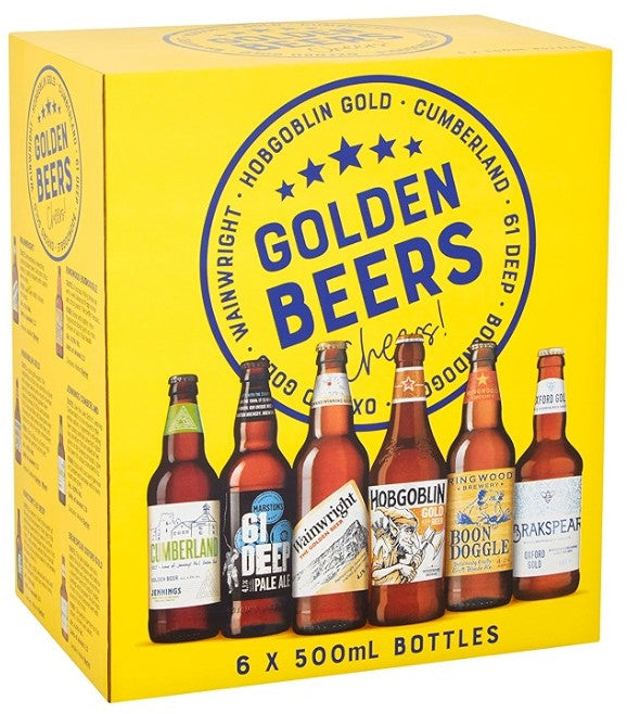Golden Beers Mixed Pack Bottles 6x500ml 4.2%