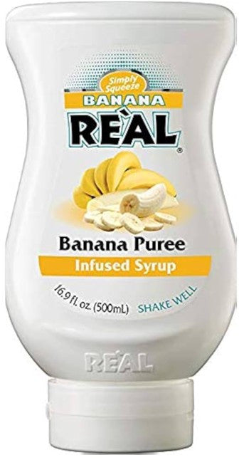 Re'al Banana Puree Infused Syrup 500ml