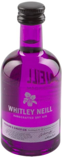 Whitley Neill Rhubarb & Ginger 2x5cl (With Glass)