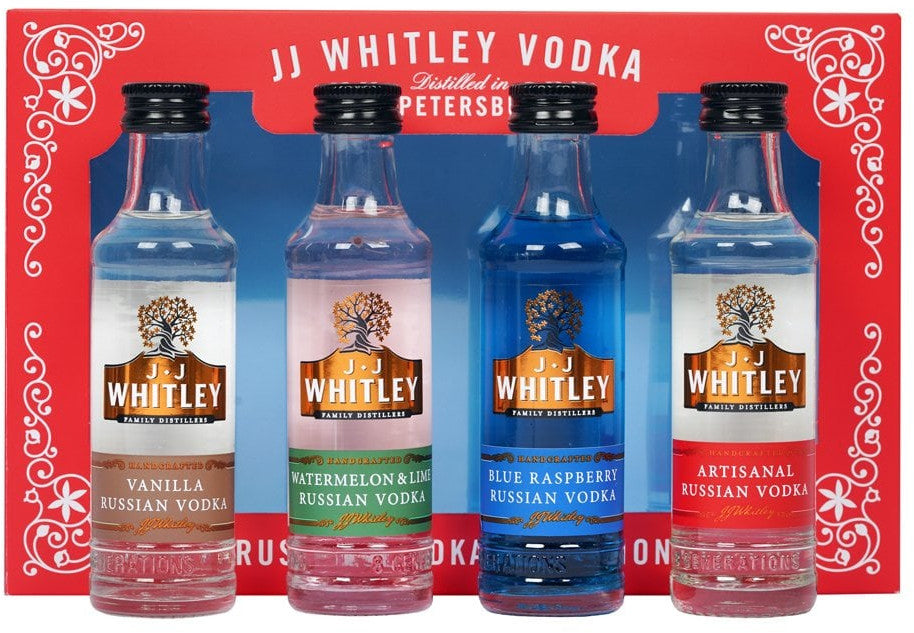 JJ Whitley Vodka Selection 4x5cl 41.3%