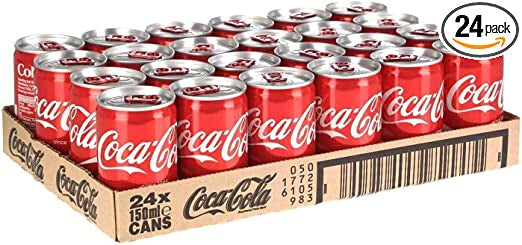 Coca Cola Cans 24x150ml