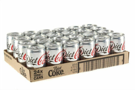 Coca Cola Diet Cans 24x150ml