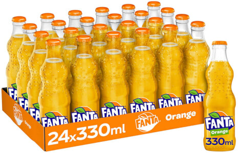 Fanta Orange Bottles 24x330ml