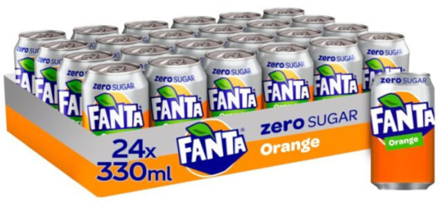 Fanta Orange Zero Cans 24x330ml