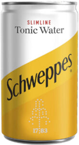 Schweppes Slimline Tonic Cans 24x150ml