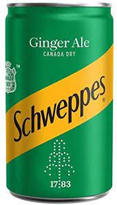 Schweppes Ginger Ale Cans 24x150ml