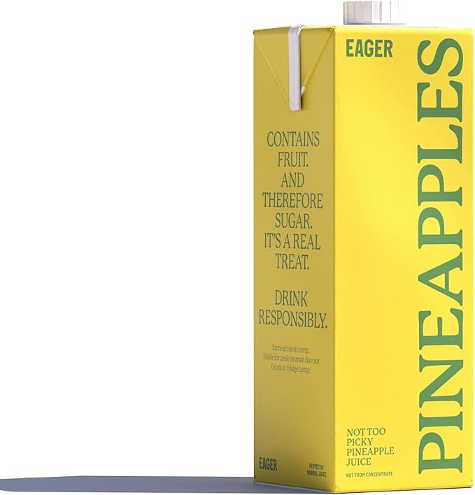 Eager Pineapple Juice 8x1Ltr