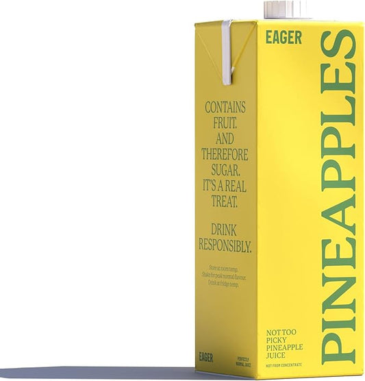 Eager Pineapple Juice 8x1Ltr