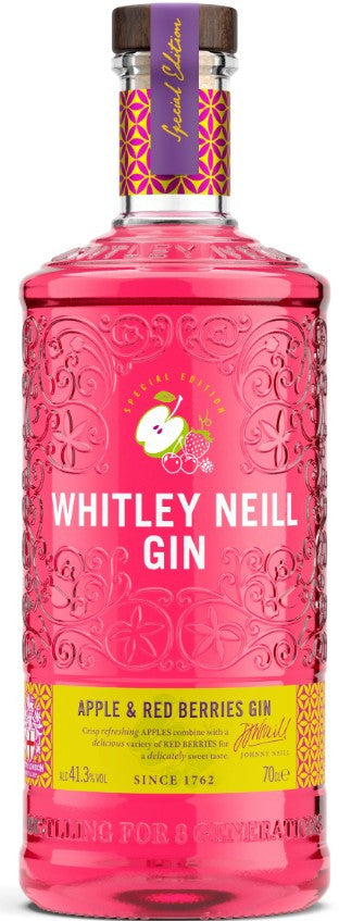 Whitley Neill Apple & Red Berry Gin 70cl 41.3%