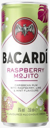Bacardi Raspberry Mojito RTD 12x250ml 5%