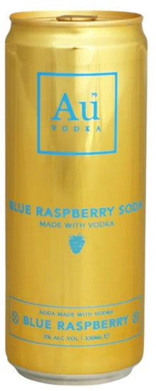 AU Vodka Blue Raspberry RTD 12x330ml 5%