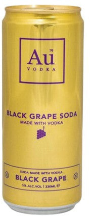 AU Vodka Black Grape RTD 12x330ml 5%