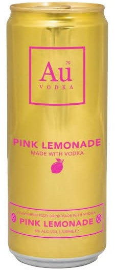 AU Vodka Pink Lemonade RTD 12x330ml 5%