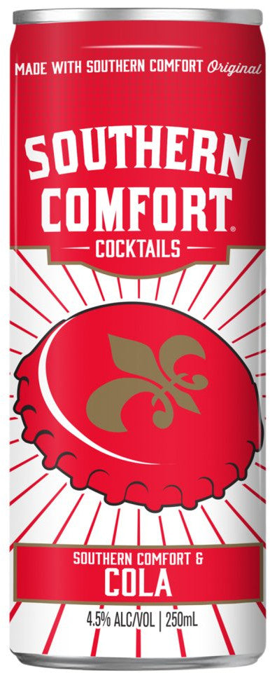 Southern Comfort & Cola RTD 12x250ml 5%
