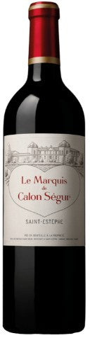 Le Marquis de Calon Segur Saint Estephe 2018 France 75cl