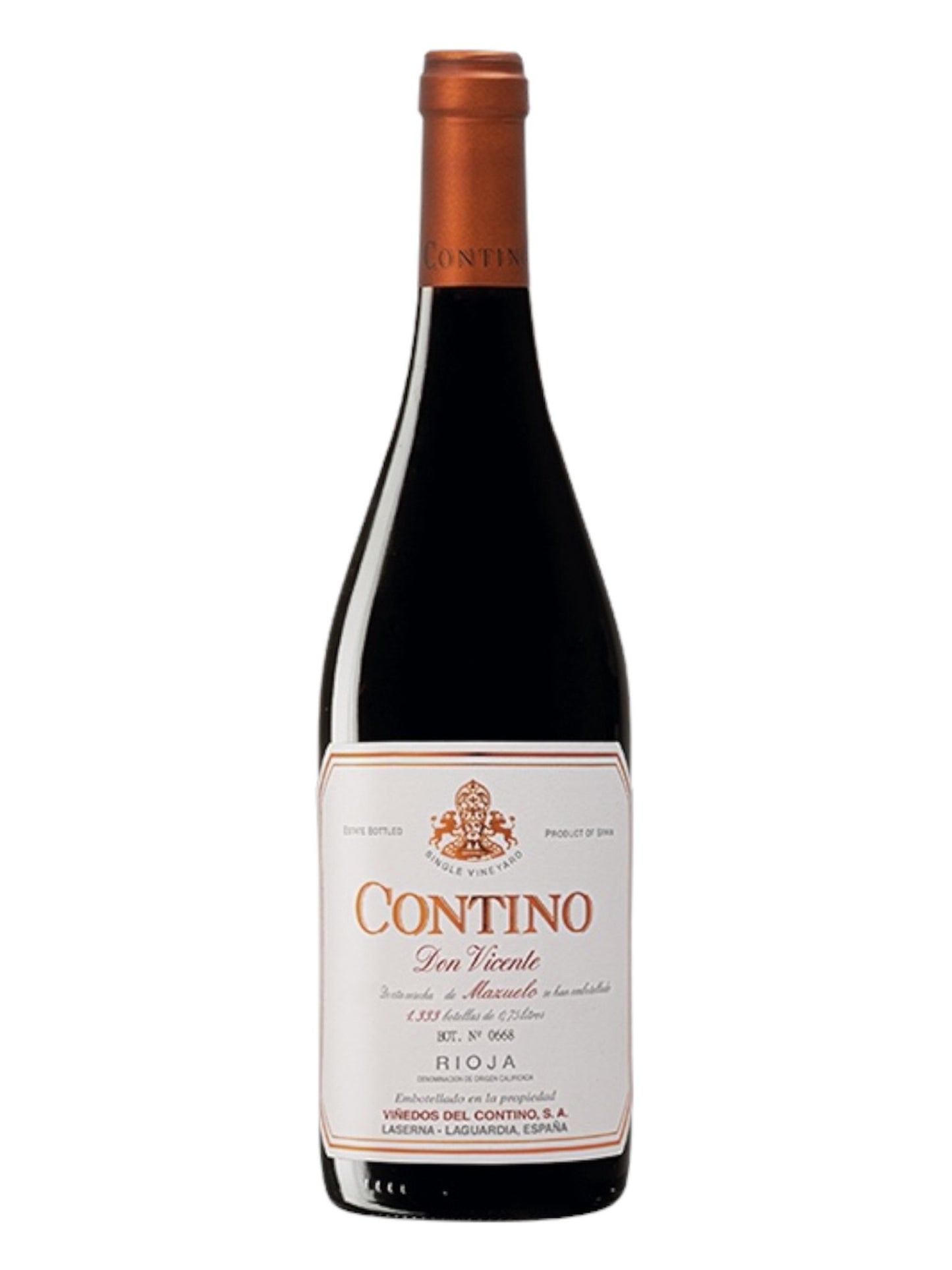 Contino Rioja Don Vicente Mazuelo Cune 2018 Spain 75cl