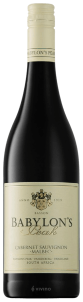 Babylon's Peak Cab/Sauvignon Swartland 23 South Africa 75cl